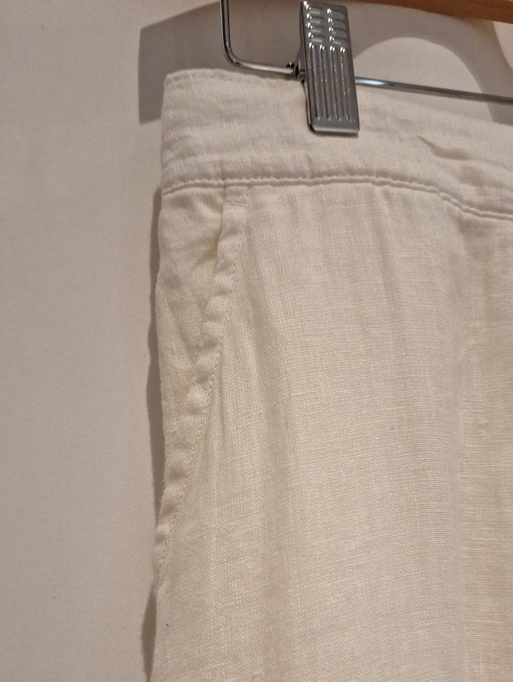 Cynthia Rowlet Beach Scene Print Linen Maxi Skirt - Picture 3 of 8
